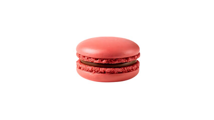Pink macaron, png, isolated on transparent background, perfect for food marketing and advertising