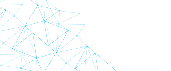 Vector new style abstract minimalist lines and dots technology pattern geometric background