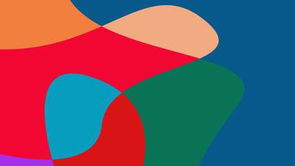 Abstract summer background vector with soft colorful waves and warm gradient tones. Modern minimal design for tropical themes, poster, banner, or seasonal sale template.