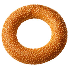 Obraz premium Sesame Seed Koulouri Bread Ring