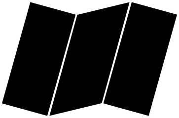 情報やエリア案内に使える、シンプルで見やすい地図デザインのベクターイラスト｜ビジネス資料やWebデザインに最適なマップ素材