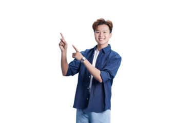 Enthusiastic Presentation: An energetic individual, brimming with confidence, points towards the future, signaling a path of discovery and engagement. A beacon of guidance.