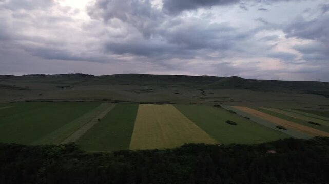 Delta Floresti and Somes river, a river, delta, lake, and wetland area. Natural environment near the Cluj-Napoca city