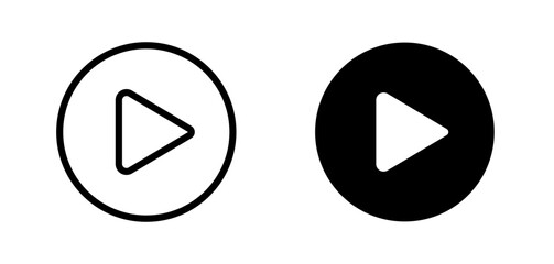 Play icon in a Circle