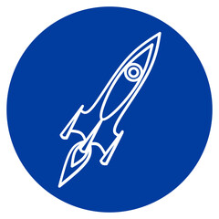 Rocket Icon Vector