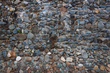 Rocky texture with different patterns and elements in high quality