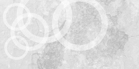 White abstract background with white circle rings in faded distressed vintage grunge texture design. Geometric grey textured abstract modern background - stock illustration.Grunge abstract background
