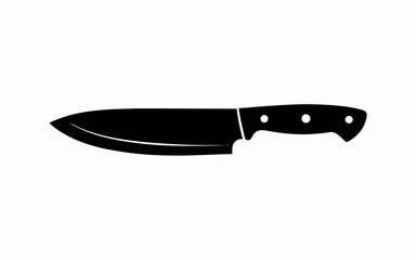 knife on a white background