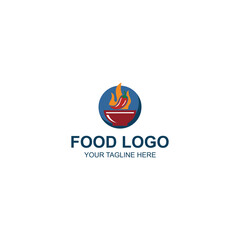 Hot Bowl and Chili Pepper Logo Design with Creative Illustration