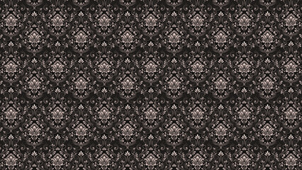 Seamless damask pattern background, vintage floral texture, elegant decorative wallpaper design