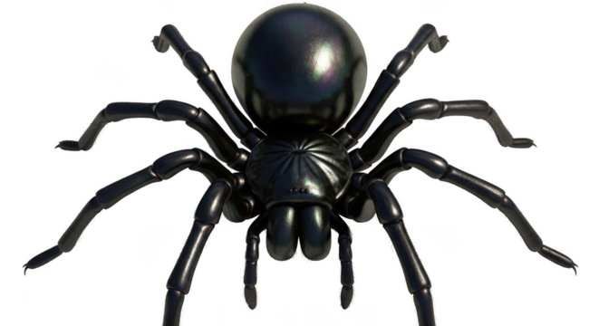 Spider close-up macro photography dark creature arachnid invertebrate legs body