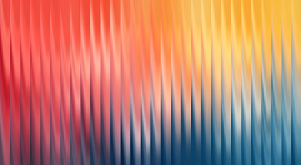 A vibrant display of colored vertical lines. The image showcases a smooth gradient of bright colors that are both eye-catching and pleasing to the eye