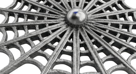 Spiderweb symmetrical pattern radial abstract design natural form