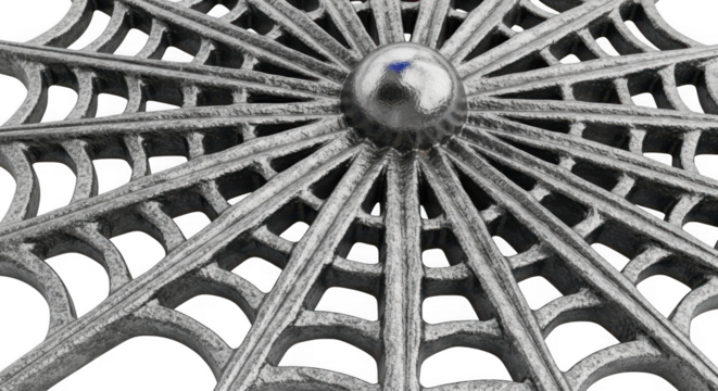 Spiderweb symmetrical pattern radial abstract design natural form