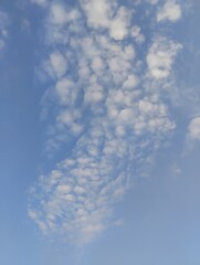 blue sky with clouds