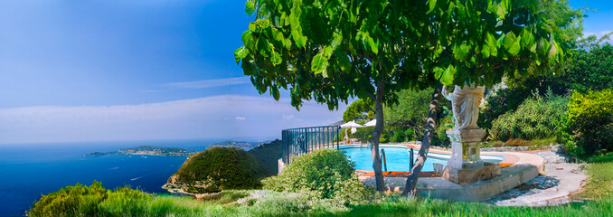 panorama  di  Eze francia