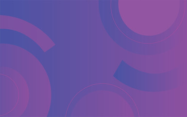 Dynamic purple gradient background with geometric circle elements. Abstract circle background symbol. vector illustration.