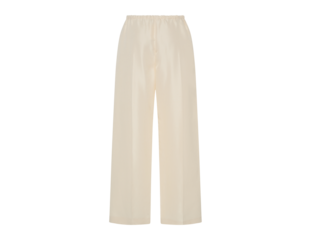 lady casual clothes Business trousers, Front and back view, White women's classic trousers, white pants transparent background