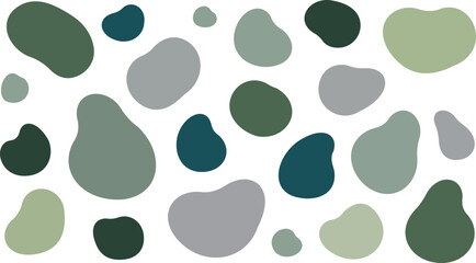 Organic abstract blob shape background pattern, modern minimal vector design, trendy aesthetic, texture, decoration, wallpaper