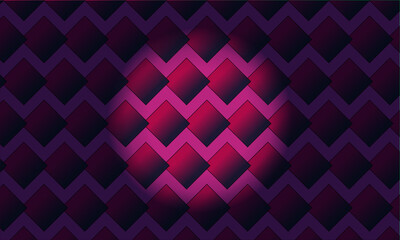 Magenta and Purple Diamond Pattern with Central Spotlight Effect abstract background