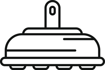 Futuristic high speed train speeding through landscape with periscope extended