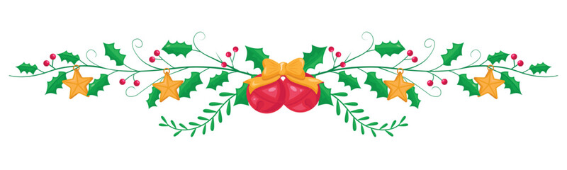 flower arrangement ornaments for Christmas greetings © frdmn