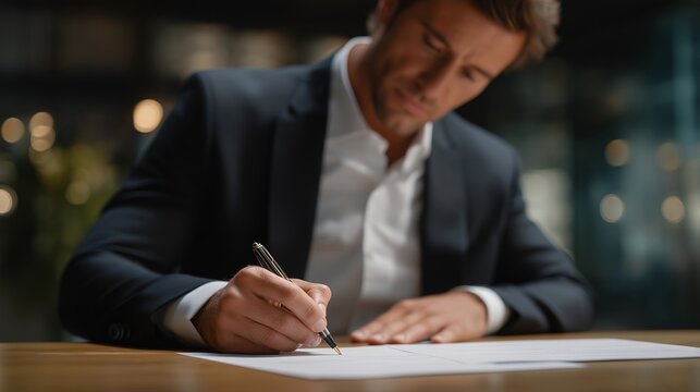 Senior auditor stamping approval on finalized financial report, face calm yet satisfied, symbolizing accuracy, fiscal accountability, audit transparency, and emotional relief in high-stakes