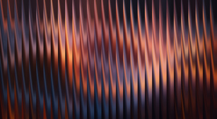 Abstract art showcasing the warm blend of colors like gold, bronze and copper and the lines evoke a sense of energy and visual interest