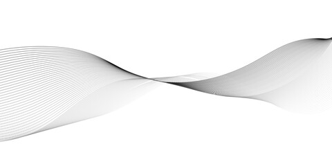 Abstract grey wave lines on transparent background. Digital frequency track equalizer. Abstract frequency sound wave lines and twisted curve lines background.	