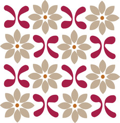 Floral Pattern Design All Over Print Seamless Pattern for Clothing and Fabric