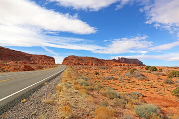 Road in Monument Valley, Utah	