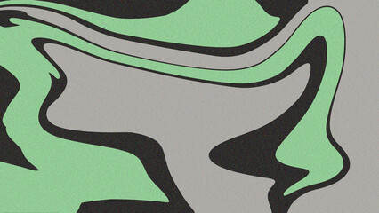 Illustration of abstract green and gray marble pattern with grainy texture for background