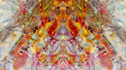 Abstract art background . Hand painting artwork on canvas .