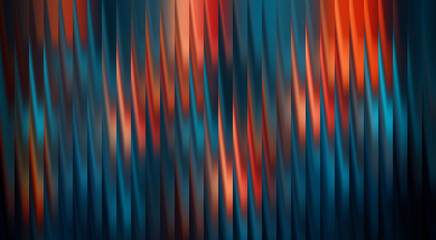 Abstract colorful wavy lines of blue and orange creating a sense of energy and flow. The gradients create depth and visual interest. 