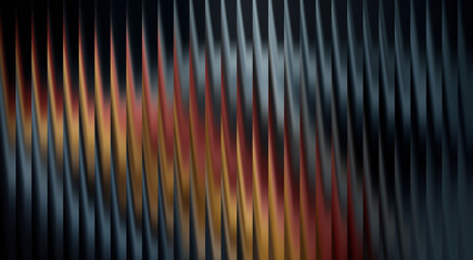 A close-up shot of a textured, reflective surface with a unique pattern 