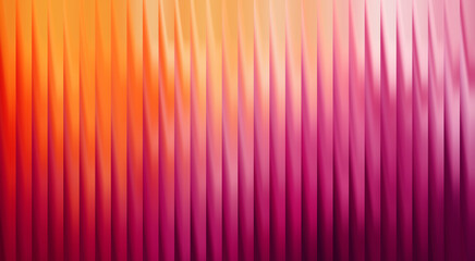 Vibrant abstract vertical stripes of orange and pink blend to create a gradient background with dynamic lines