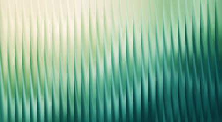 Abstract gradient background in teal and green tones with vertical stripes, creating a sense of movement and visual interest. The gradients give a fresh and cool feeling