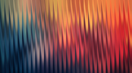 Vibrant, abstract background in shades of orange, red, and blue with vertical lines, creating a mesmerizing pattern