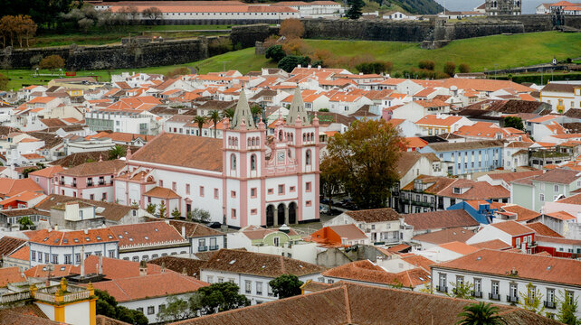 Angra Cathedral seen from the Alto da Memoria obelisk