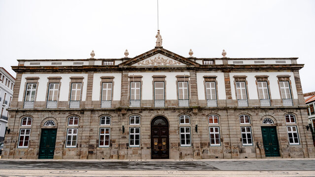 City hall of Angra do Heroismo in the Azores Islands