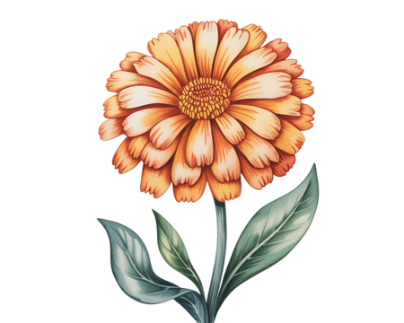 vector illustration of a flower - Powered by Adobe
