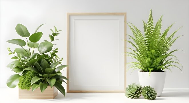 empty room with window and potted plant interior decor