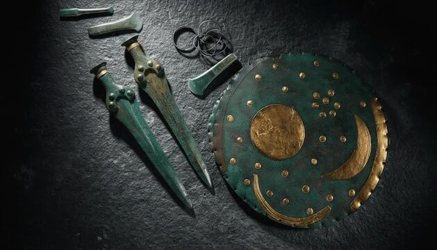 Nebra Sky Disc - Germanic Bronze Age Artifact