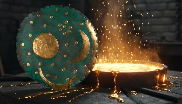 Nebra Sky Disc - Germanic Bronze Age Artifact