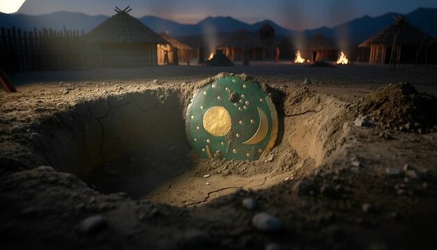 Nebra Sky Disc - Germanic Bronze Age Artifact