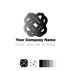 Obraz premium Plastic company unique logo design