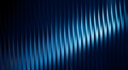 Abstract blue gradient background with wavy lines. A sense of depth and movement created by the light effects and color gradients. A dynamic and visually captivating background