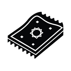 Desert Arab Carpet Vector Illustration