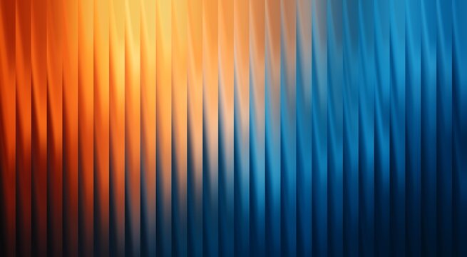 An abstract image that blends orange and blue vertically