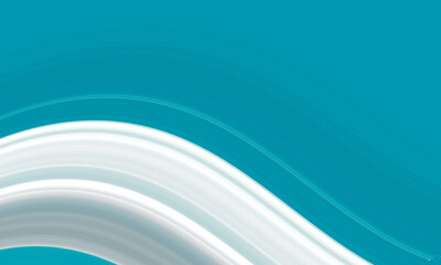 Abstract teal blue background with flowing white swirls and gentle curves.